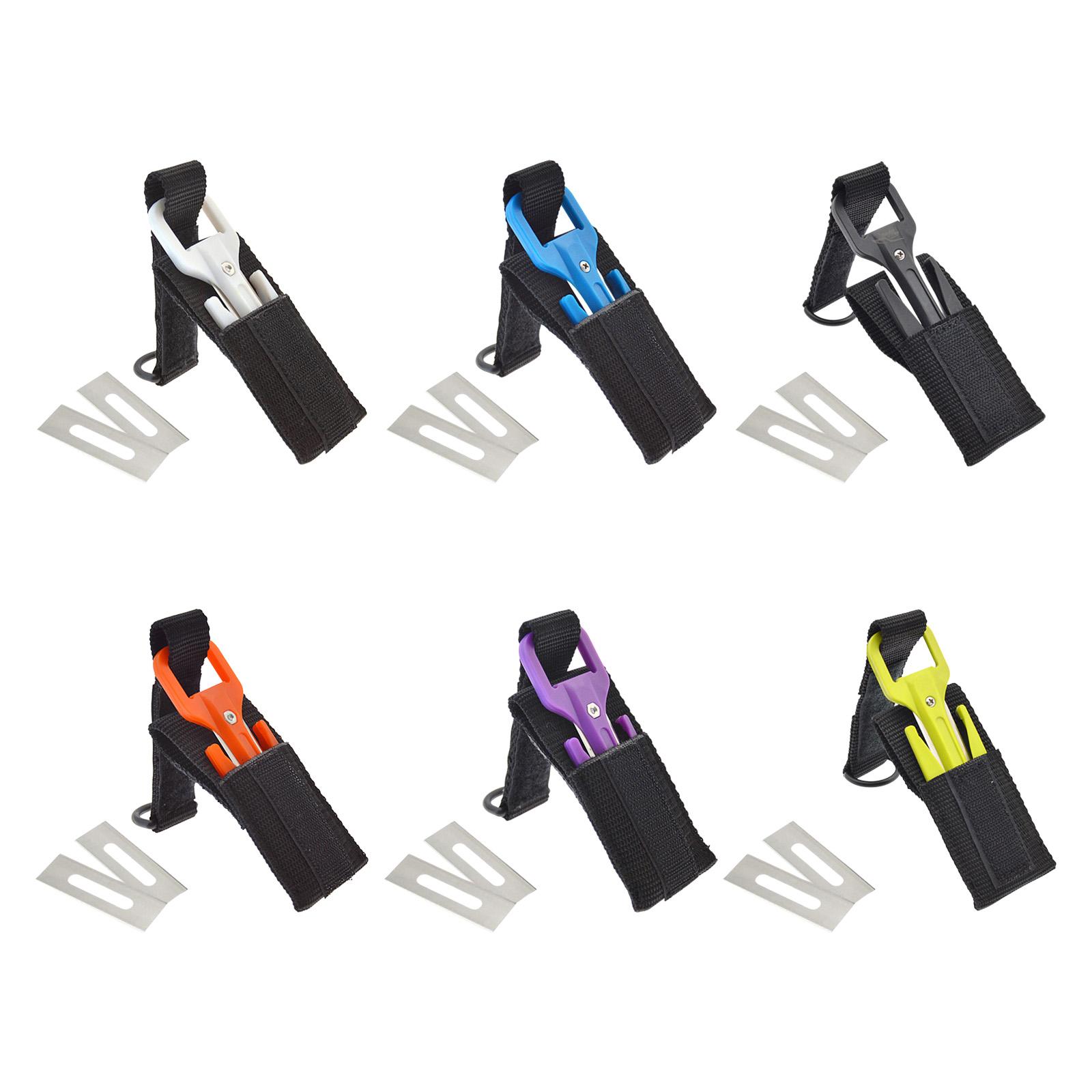 Snorkeling Knives with Extra Blades Safety Scuba Dive Line Cutter for Freediving Spearfishing Diving Fishing Line Fishing Net