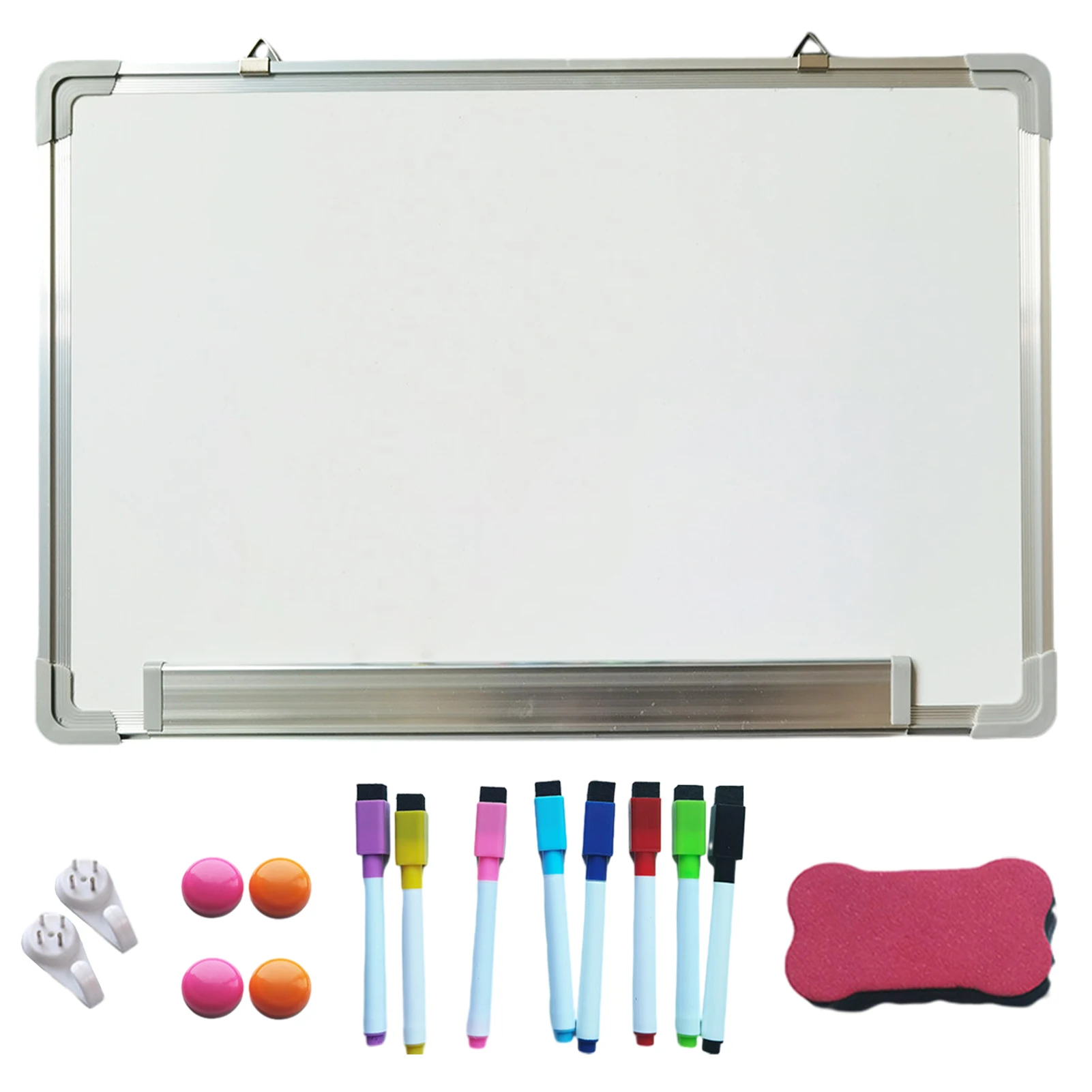 Alumínio Magnetic Whiteboard Markers, Dry Erase Pens,