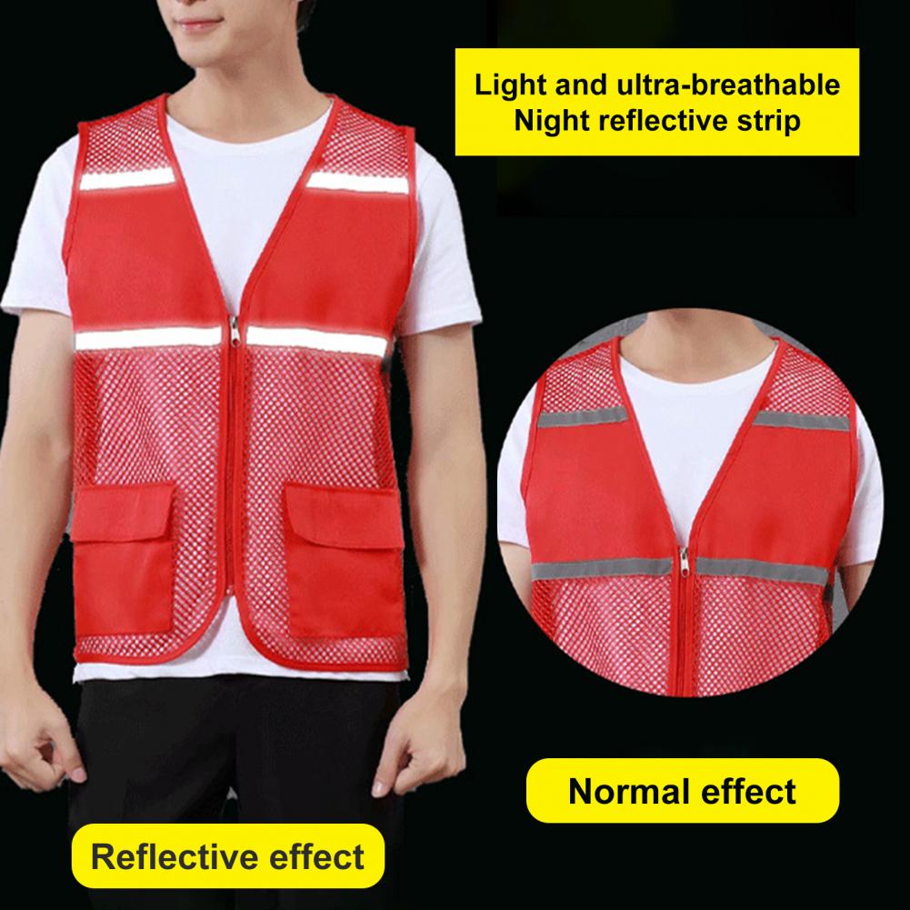 Description Picture 4 of itemMen's Outdoor Vest Hiking Fishing Hunting Photography Multi-Pockets Multi-Function Maintenance Worker Waistcoat Print Logo