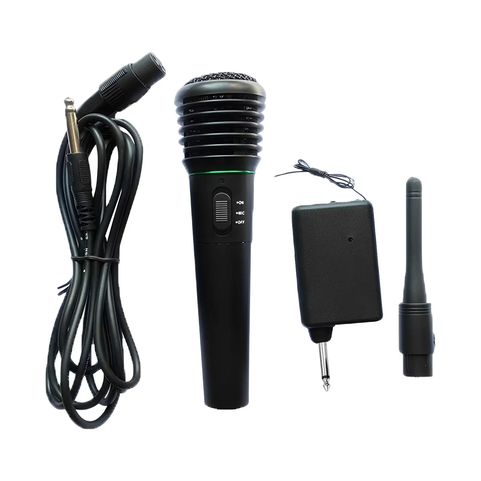 Vocal Microphone Dual Usages Durable Cordless Mic Set Professional for Desktop PC Karaoke Singing Tablet Computer Amplifie Party