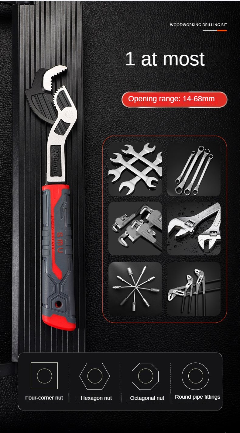 Title 12, Multifunctional Wrench Chromium Vanadium Steel ...