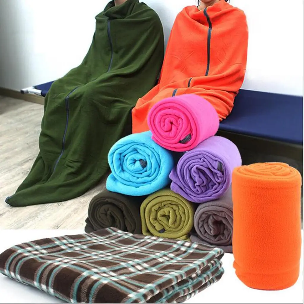 Ultra Light Camping Tent Polar Fleece Sleeping Bag Suit Liner Blanket Quilt