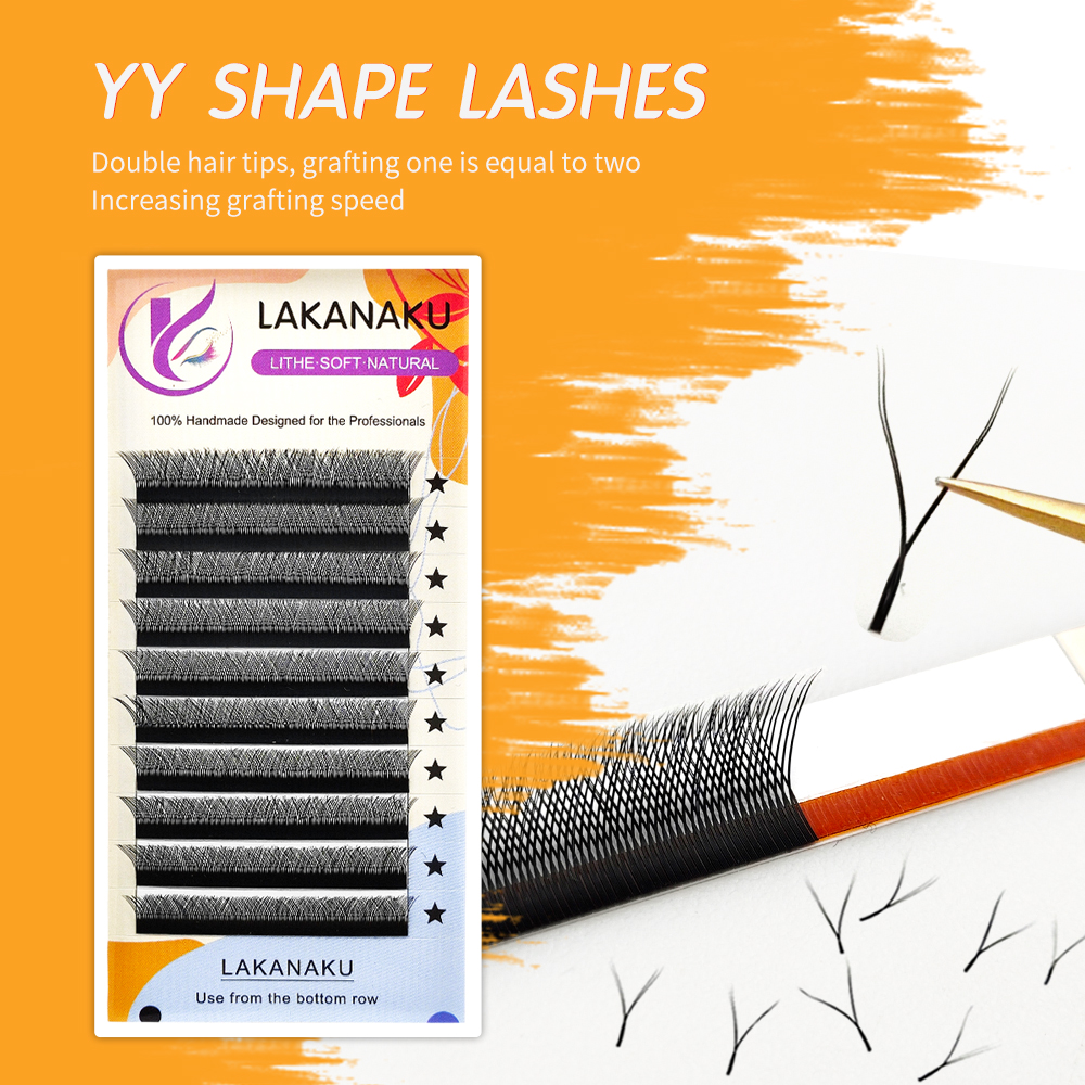 Best of LAKANAKU YY Shape Volume Lashes Y Eyelash Extensions Cilia And Brazilian Volume Cashmere Mink Eyelash Extensions Cilios YY Reviews & Tips