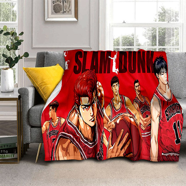 Basketball Anime Slam Dunk Cartoon Blanket,Soft Throw Blanket for Home  Bedroom Bed Sofa Picnic Travel Office Cover Blanket Kids - AliExpress