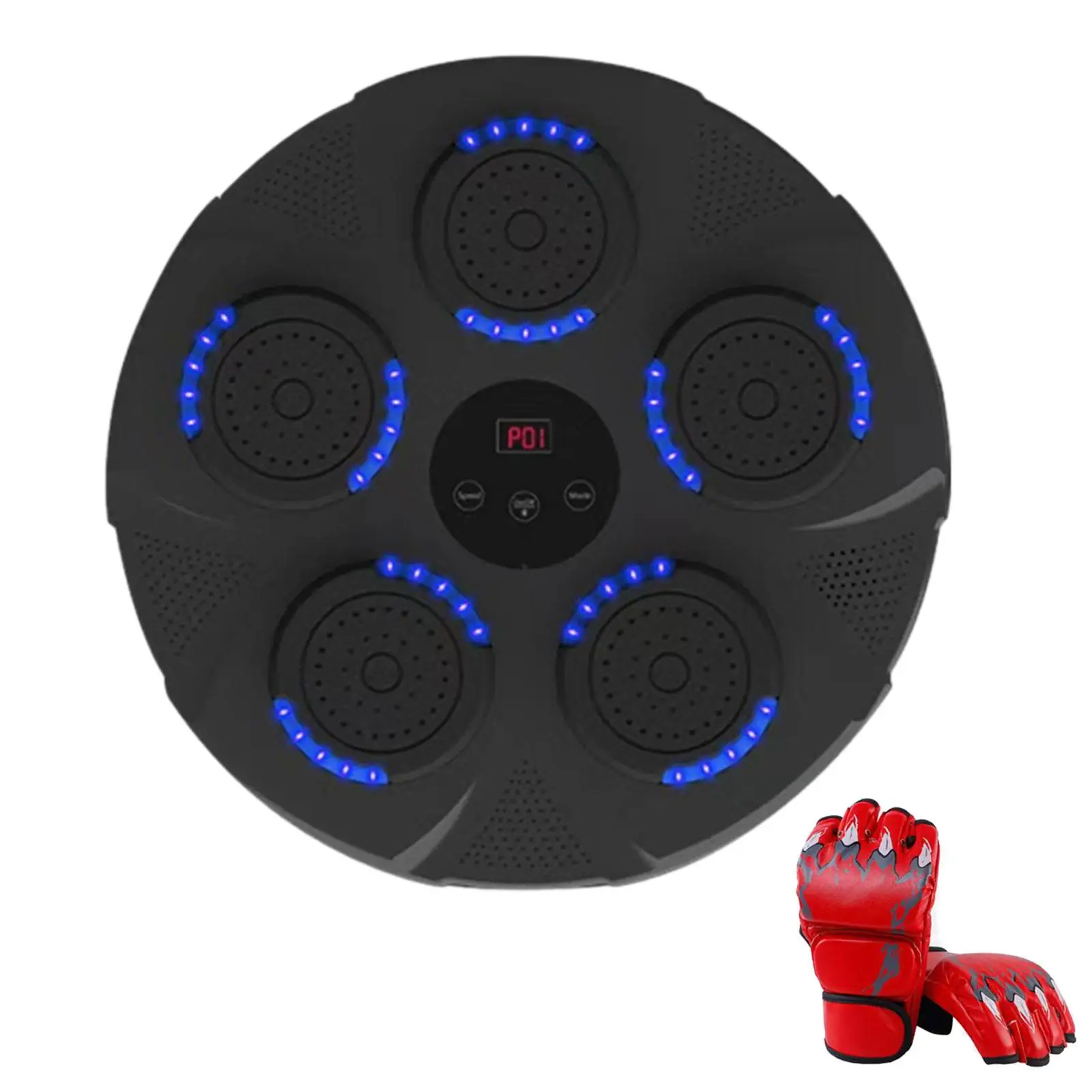 Music Boxing Machine Wall Durable Music Boxing Pads Multi Musical Target Boxing Reaction Wall for Workout Relaxing