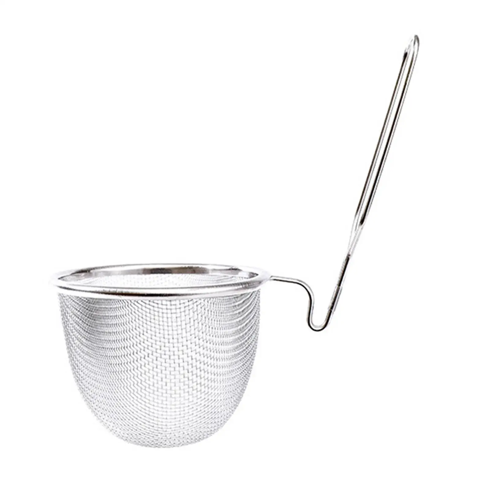 Mesh Spider Strainer with Handle Stainless Steel Strainer Solid Stainless Mesh Spider Strainer for Household Kitchen Spoon Home