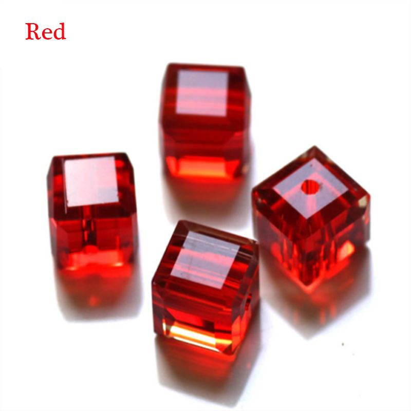 100PCS 2mm Würfel Kristall Glas Lose Perlen Für Schmuck DIY Herstellung Spacer Perlen Geeignet für DIY armbänder halsketten schmuck – Detail 7