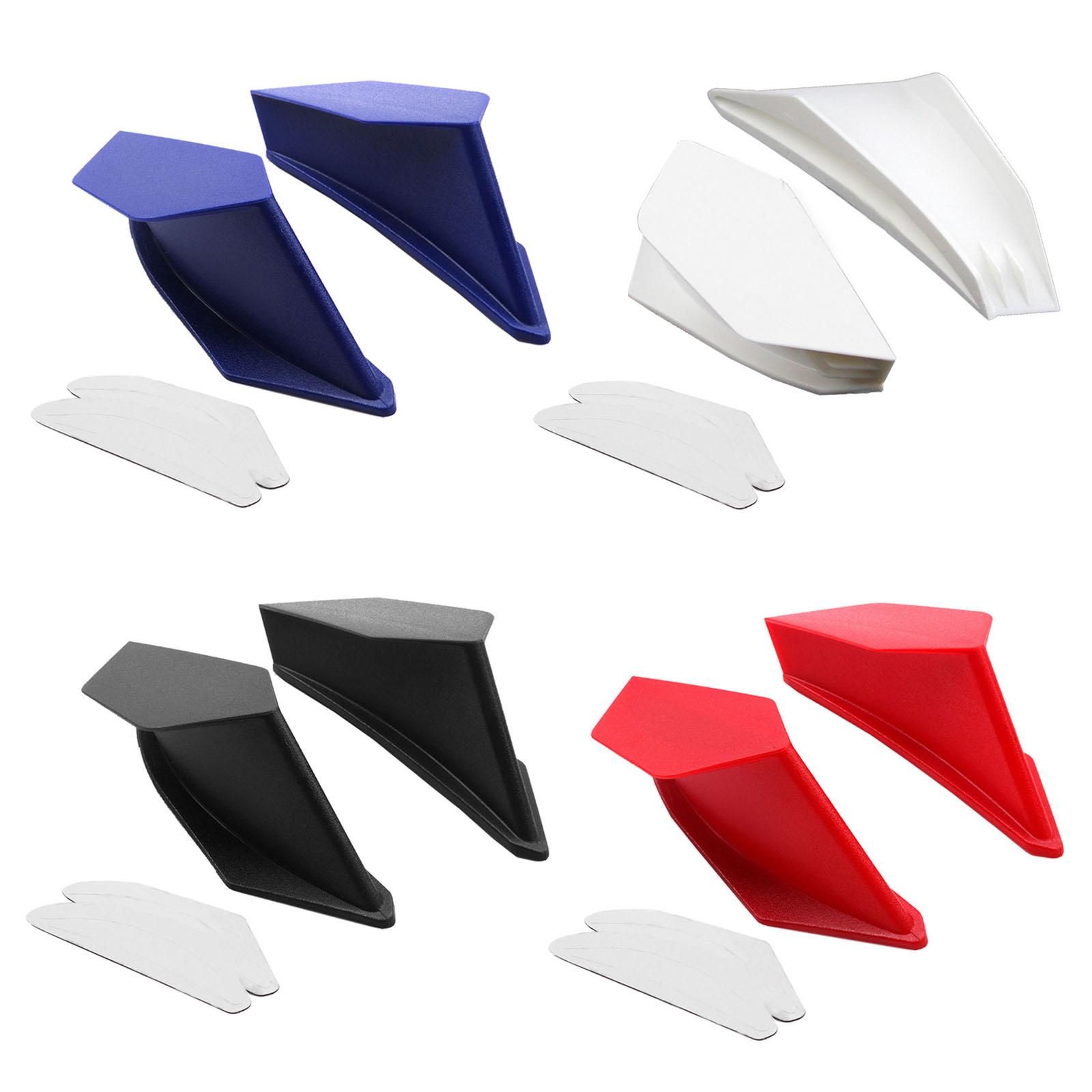 2Pcs Motorcycle Winglets Accessory Side Air Deflectors ABS Fairing Dynamic Spoiler for Yamaha for for Kawasaki for Ducati