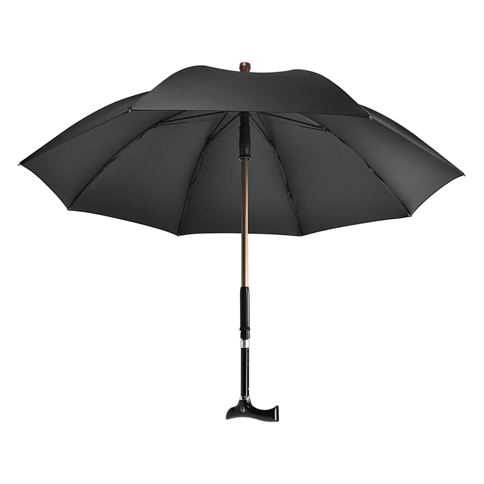 Sun Umbrella Durable 2 in 1 Design Removable Comfortable Gripping Separable Walking Cane Umbrella for Men Women Summer Travel