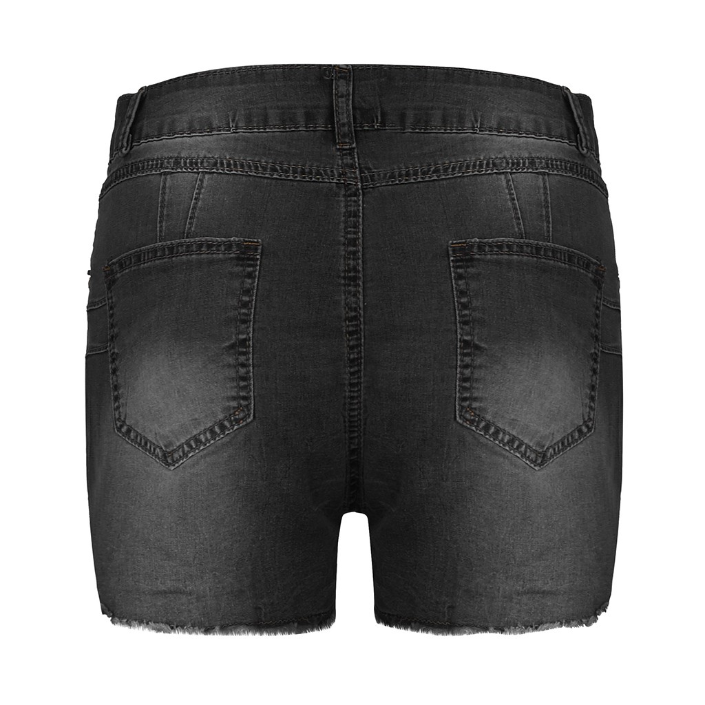 Title 30, Shorts Denim Jeans Woman Denim Shorts Broken Cr...