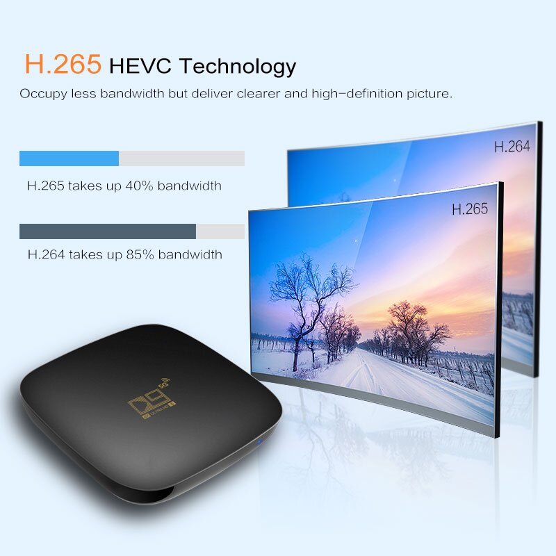 Title 3, TV-Box Android 10 D9 5G Last System Amlogic S90...