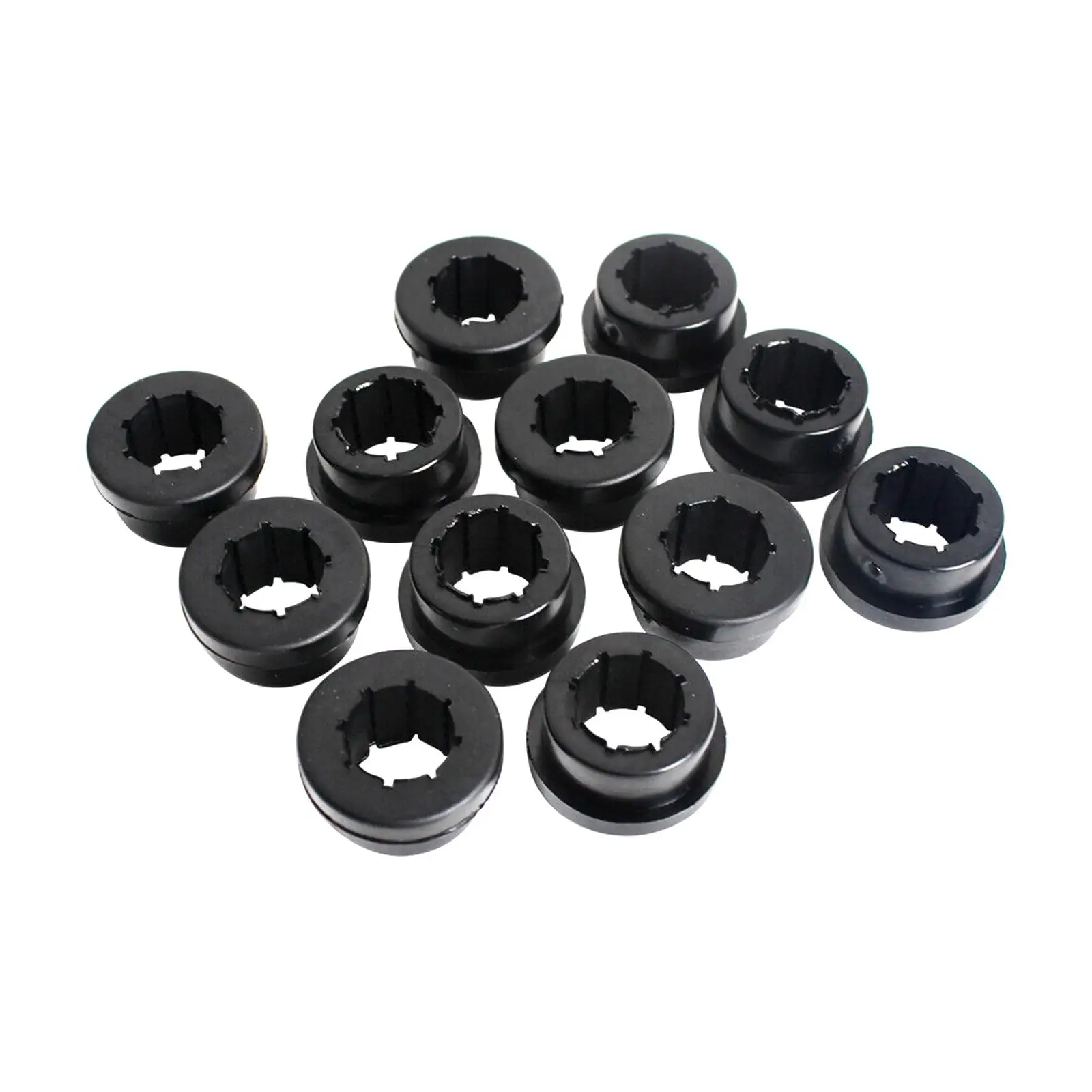 12 Pieces Lower Control Arm Rear Camber Bushings Replacement Parts Black Easy Installation for Skunk2 Eg EK DC Accessories