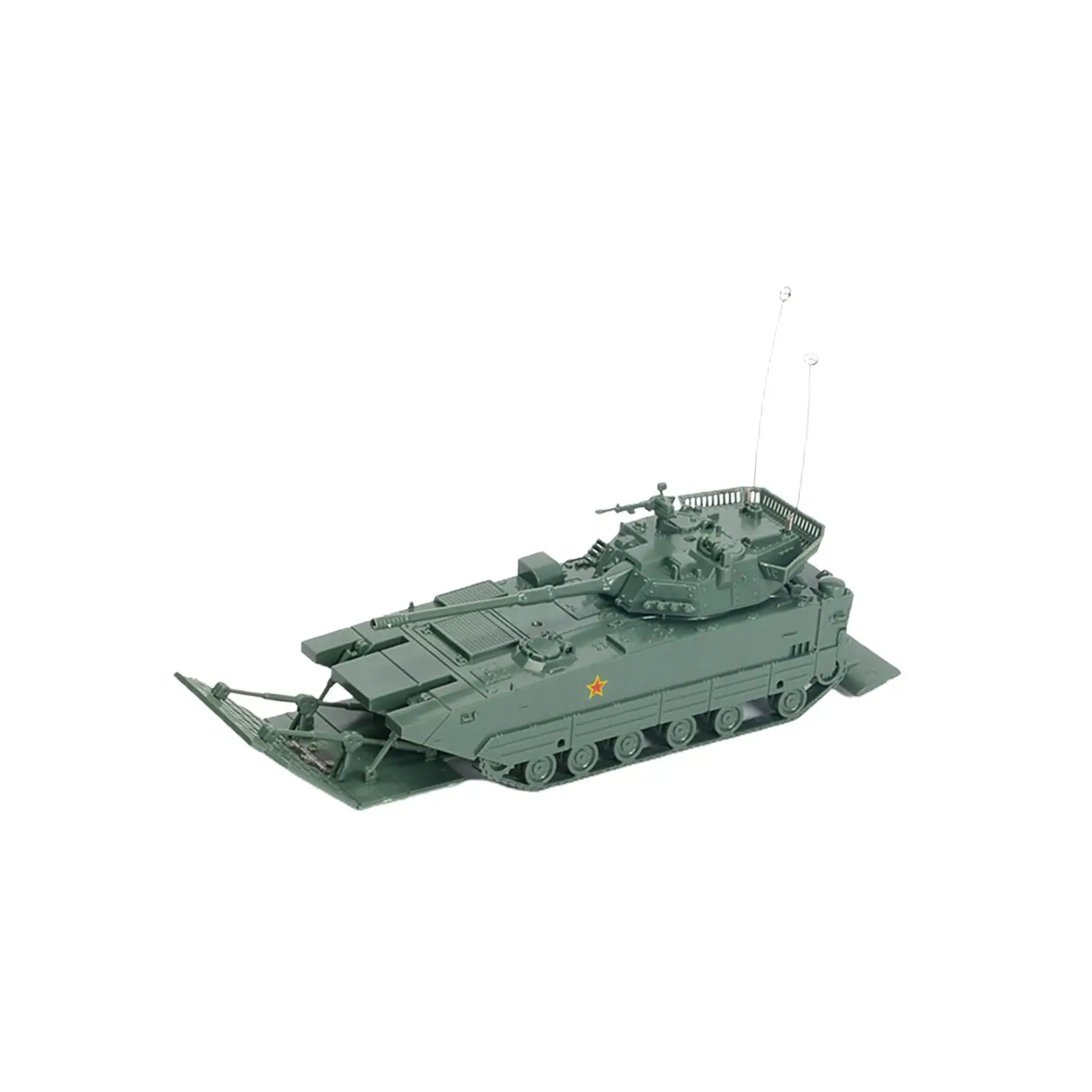 1:72 Scale Education Toy Miniature Puzzles Assembled Tank Model 4D Tank Model for Display Collections Gift Kids Children