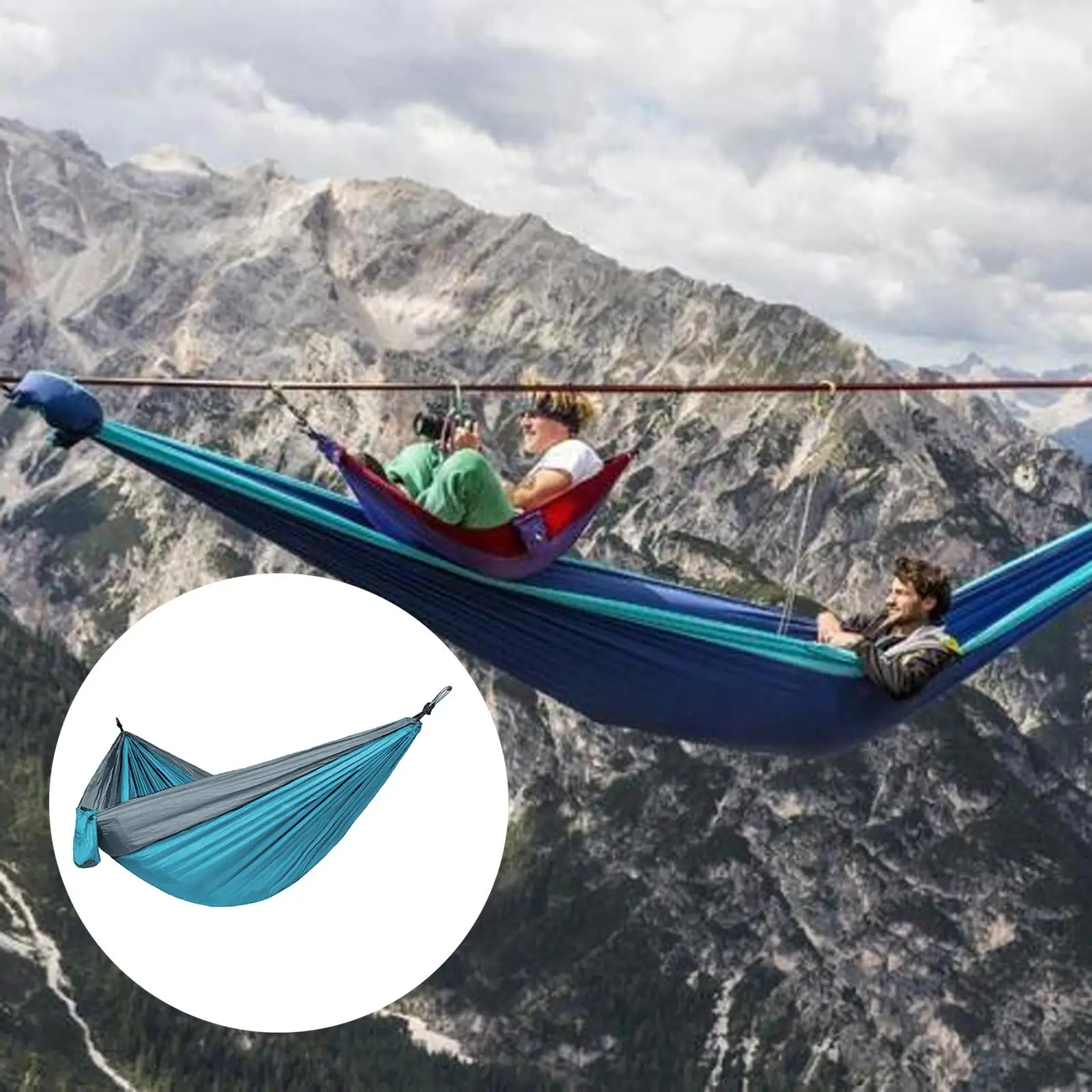 Travel Camping Hammock   Fabric Double Swing Bed for Outdoor