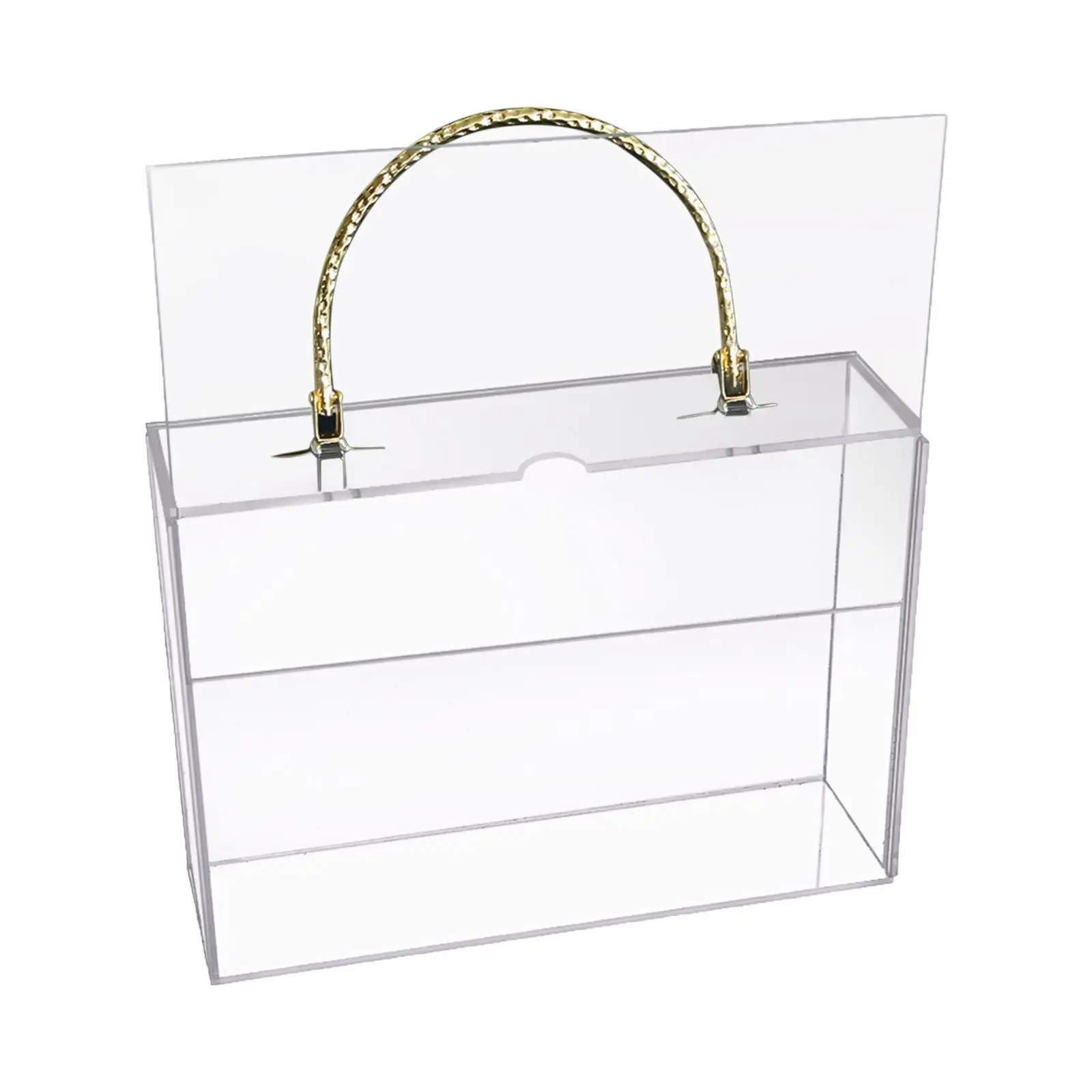 Clear Acrylic Flower Box Rectangular Flower Arrangement Box Portable Gift Boxes for Clothes Dried Flower Display Box Shadow Box