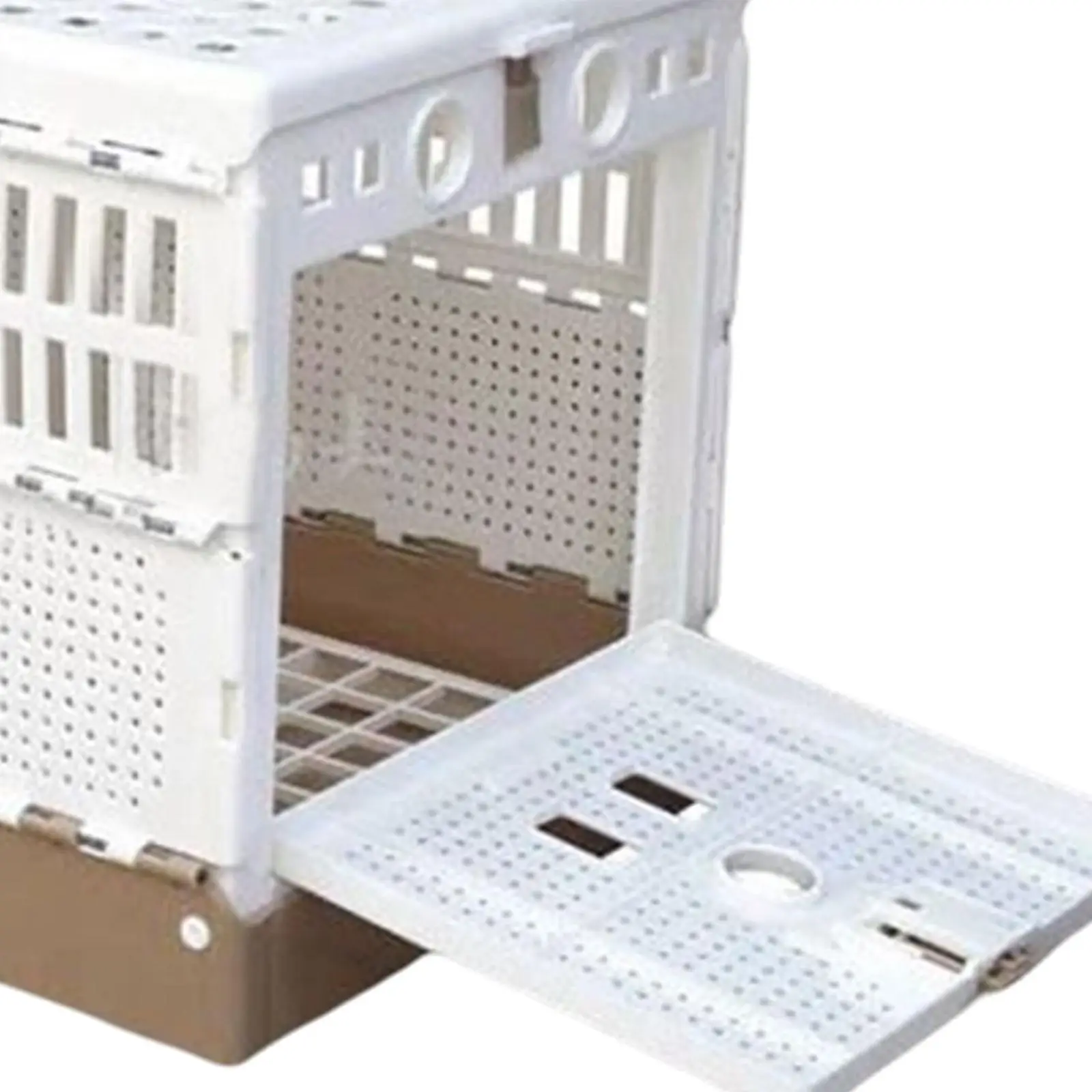 Portable Pigeon Cage Poultry Bird Cage Parakeet Cage Fodable Pet House Plastic Pigeon Training Cage for Flying Racing Training