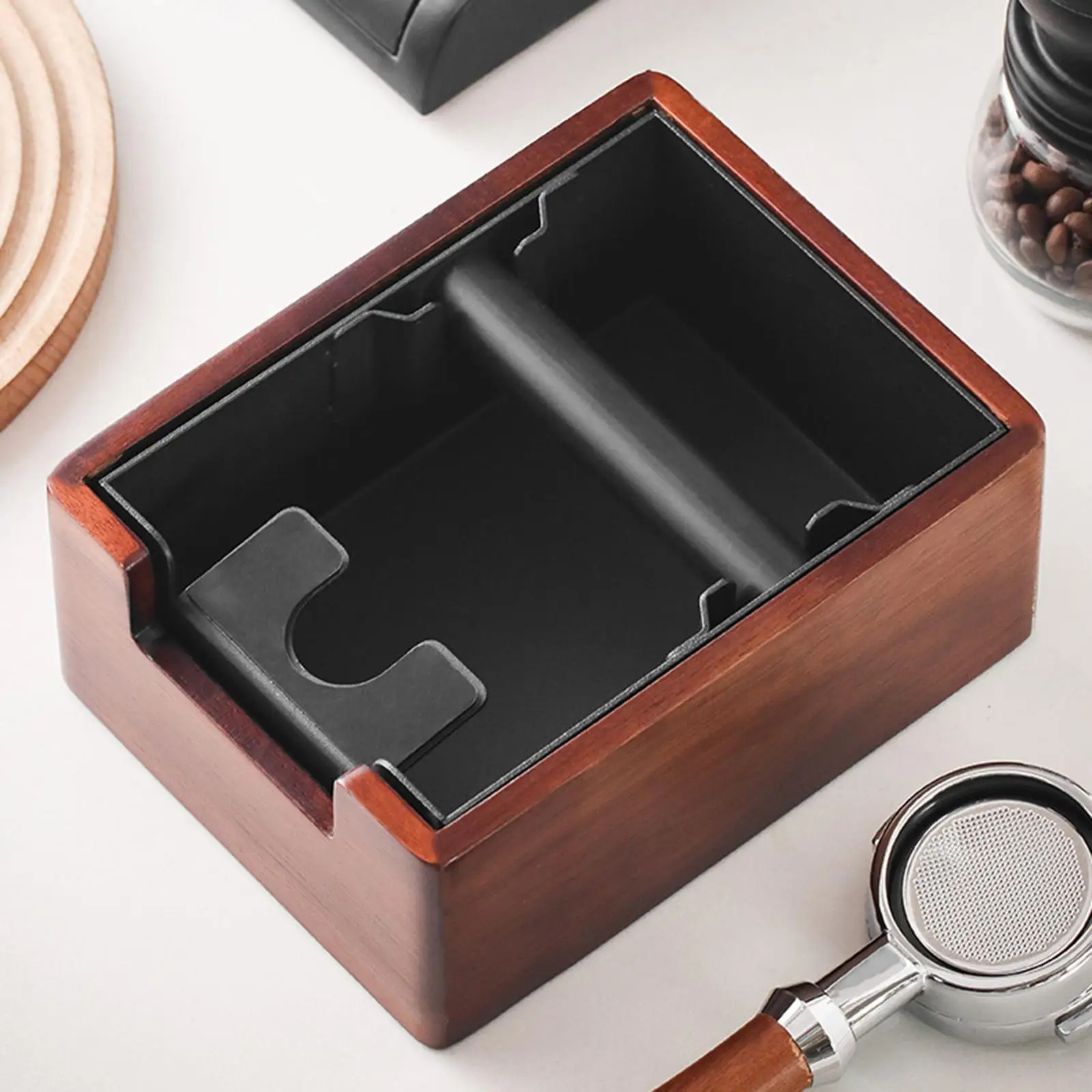 Coffee Ground Knock Container Holder Detachable Durable Espresso Machine Accessory Coffee Waste Bin