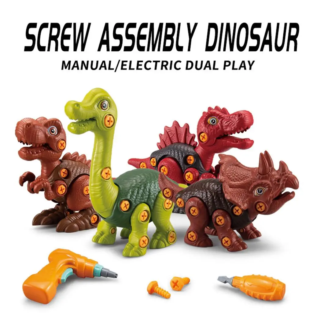 Fun  Dinosaur Toys Construction Building Toys for Kids Children