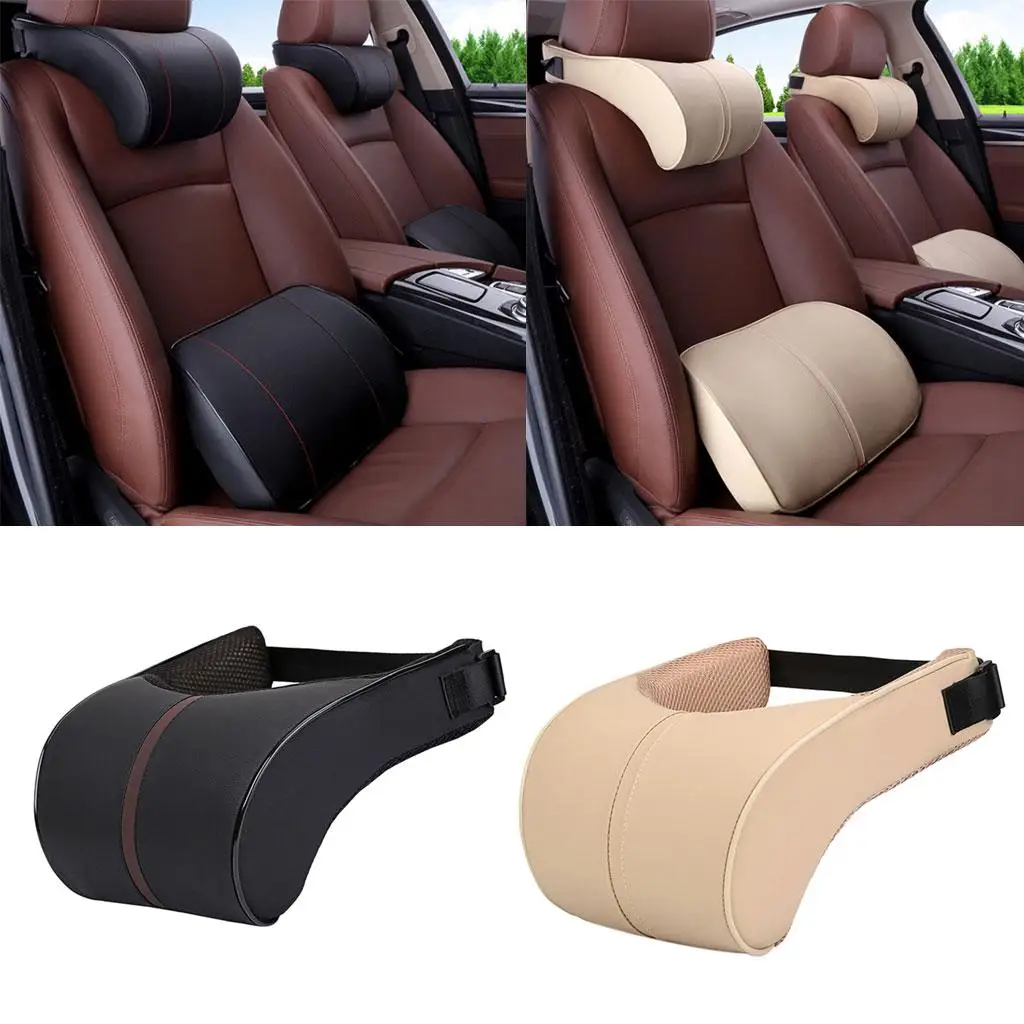 Car Neck Pillow High-Elastic Comfortable Retractable  2-Colors