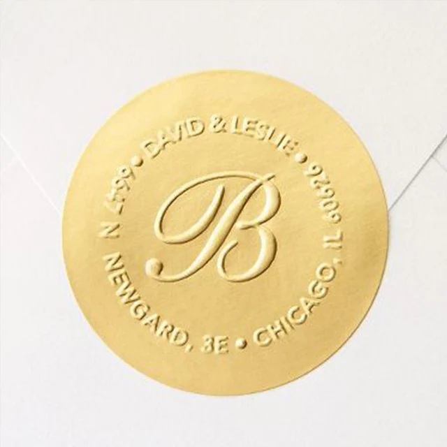Embossed Foil Stickers Chicago