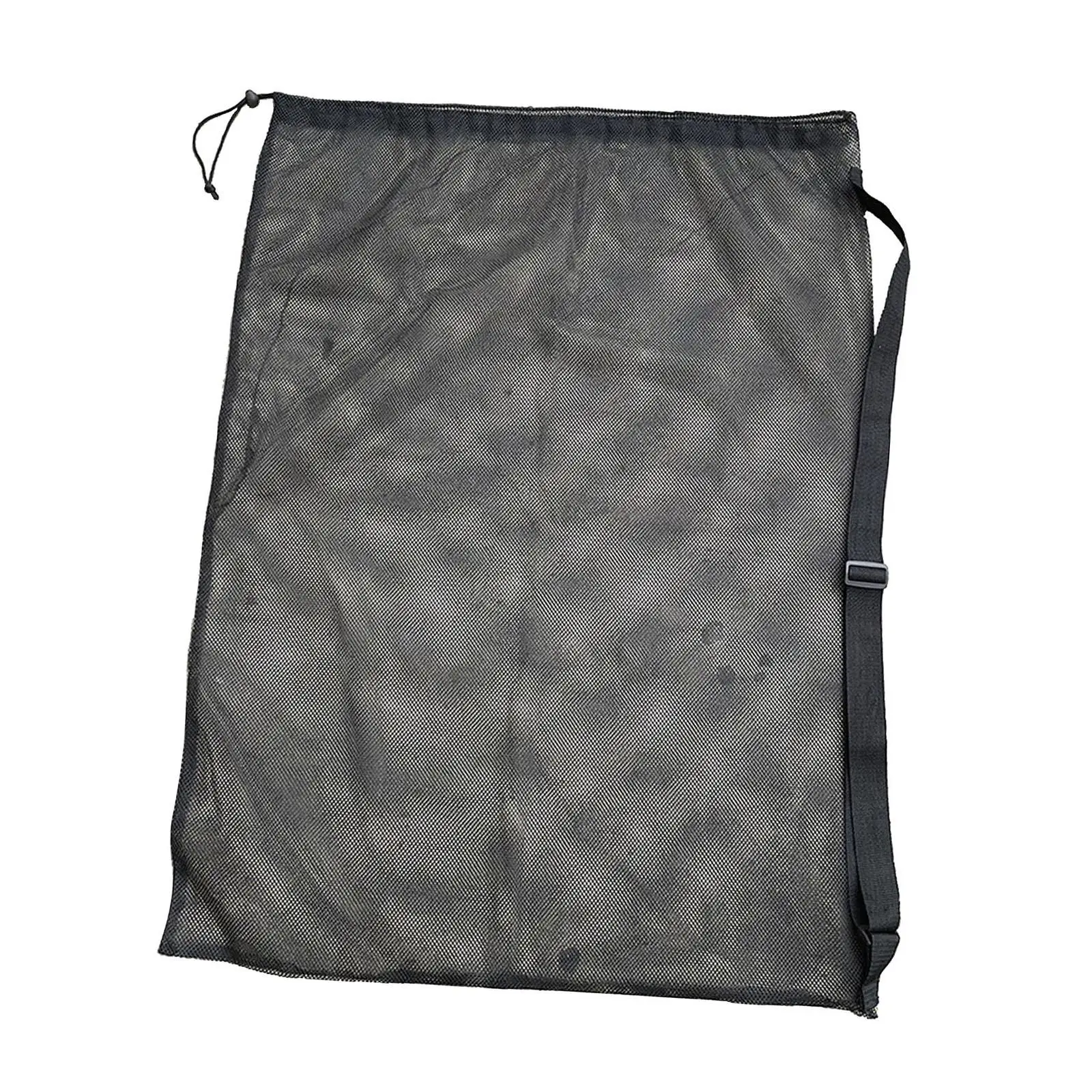 Mesh Sport Equipment Bag Drawstring Bag Durable Large Mesh Net Bag for Beach