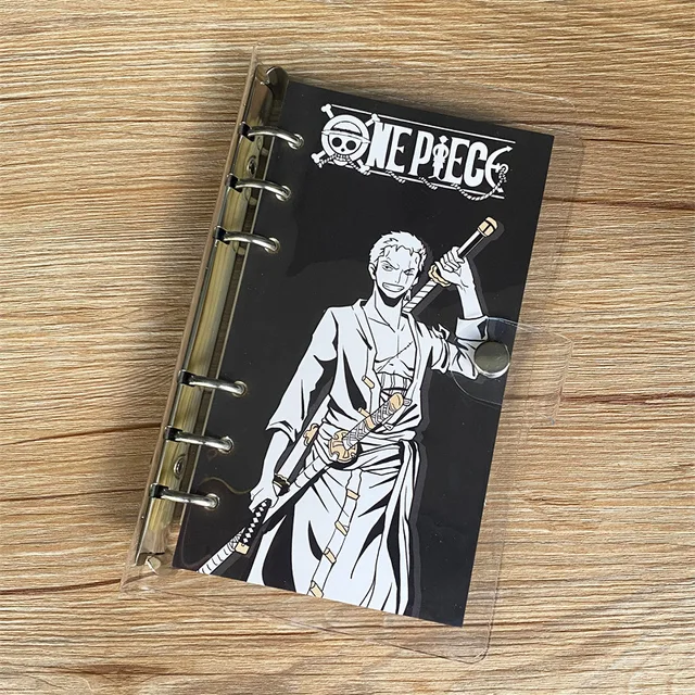 Pastele One Piece Film Red Anime Custom Spiral Notebook Ruled Line