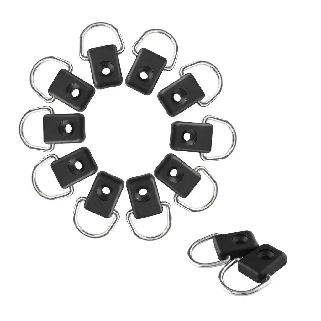12pcs Kayak D Rings Outfitting Rigging for Boat Accessories