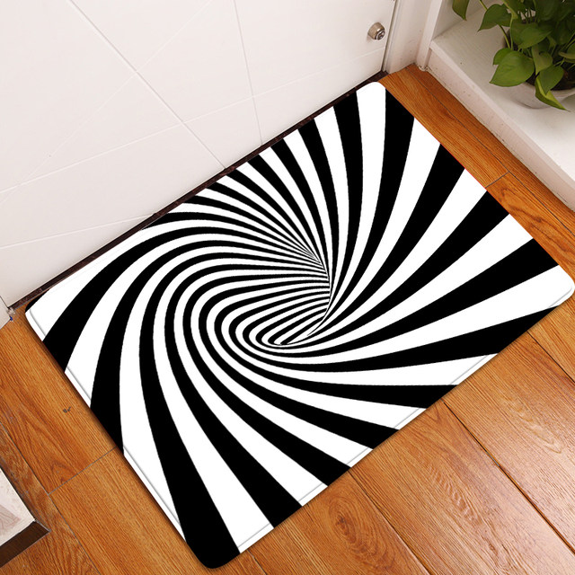 3d Vision Vortex Carpet Living Room Bedroom Floor Mat - Temu