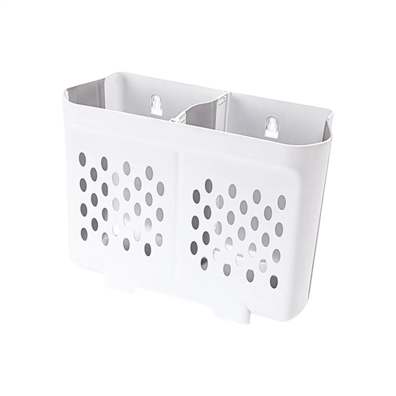 Multifunctional Collapsible Laundry Storage Basket Wall Mount Hollow Design Accessory for College Dorms, Campers Easily Install