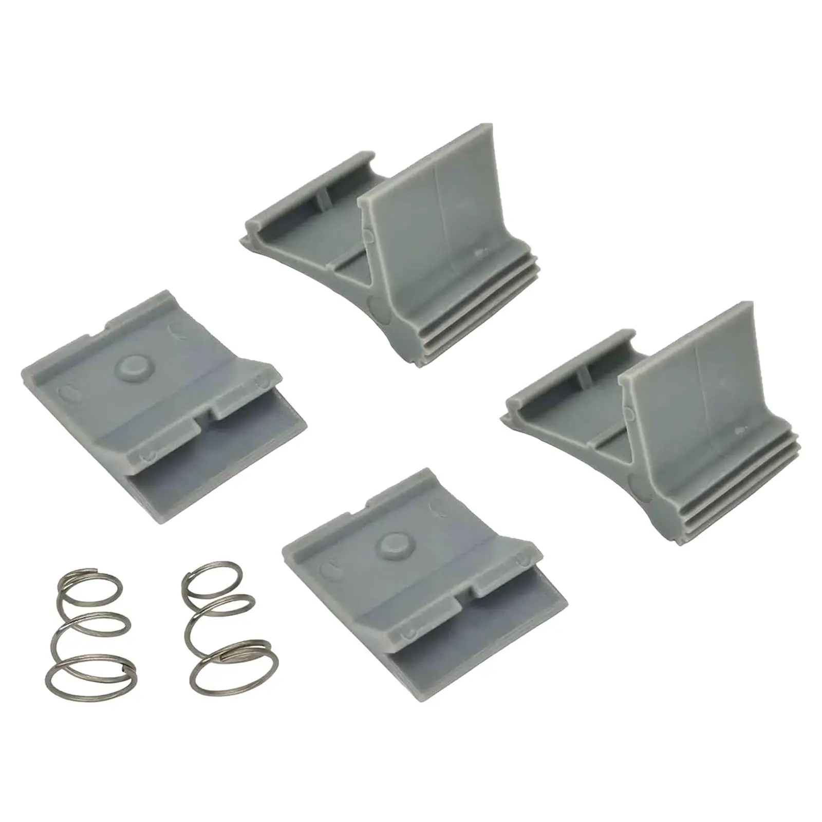 Awning Arm Slider Catch Set Repair Parts Durable with 2 Springs Easy to Install