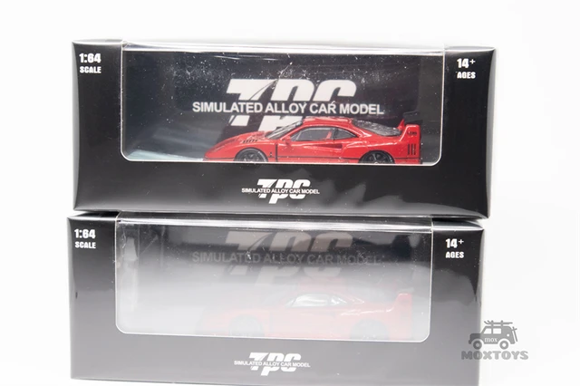 フィギュアダイキャスト付きTPC-LBWK f40レッドカーモデル、1:64 - AliExpress