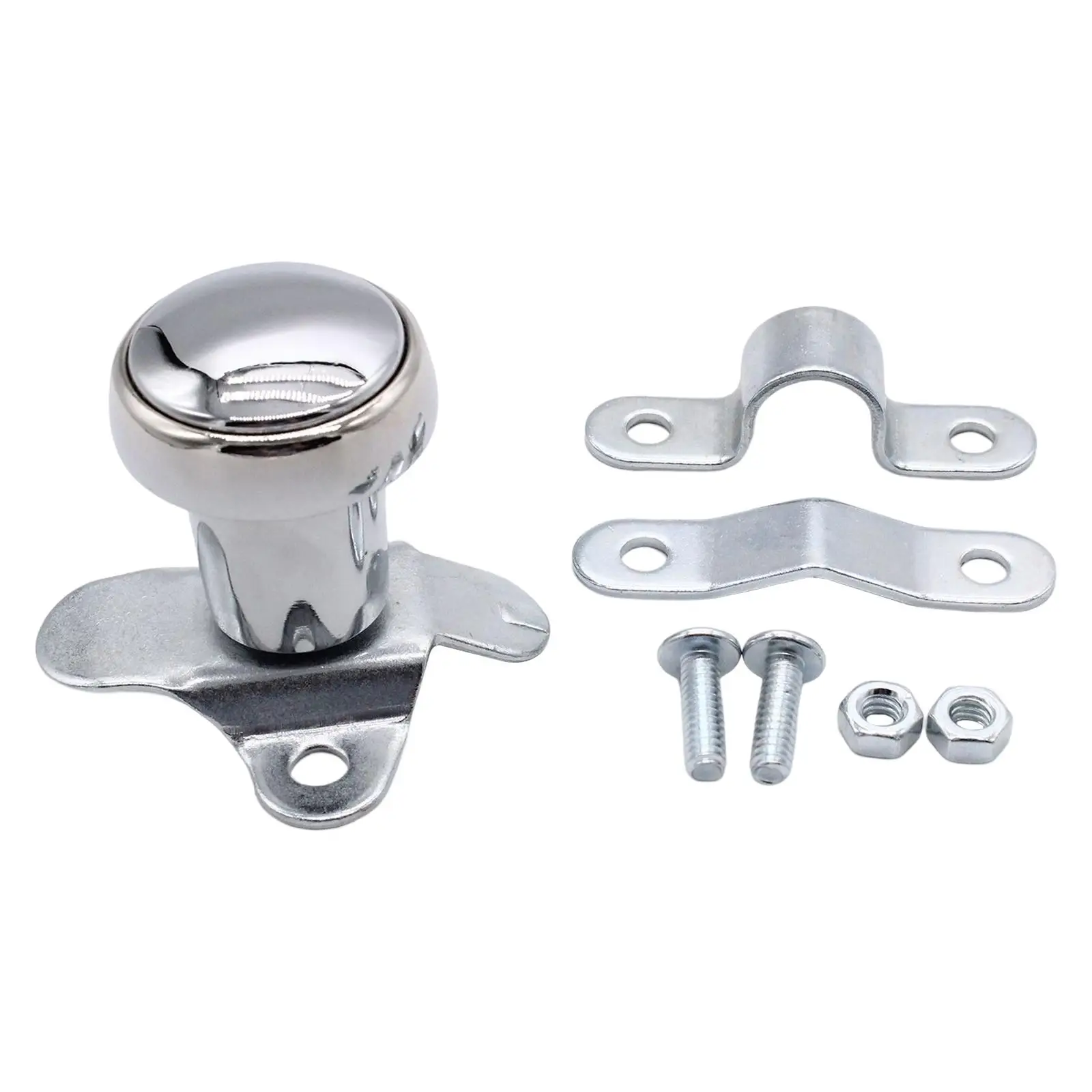 Chrome Steering Wheel / Suicide Knob 70108 Polished Heavy Duty/ for  Vehicles Lawn Mowers Replacement
