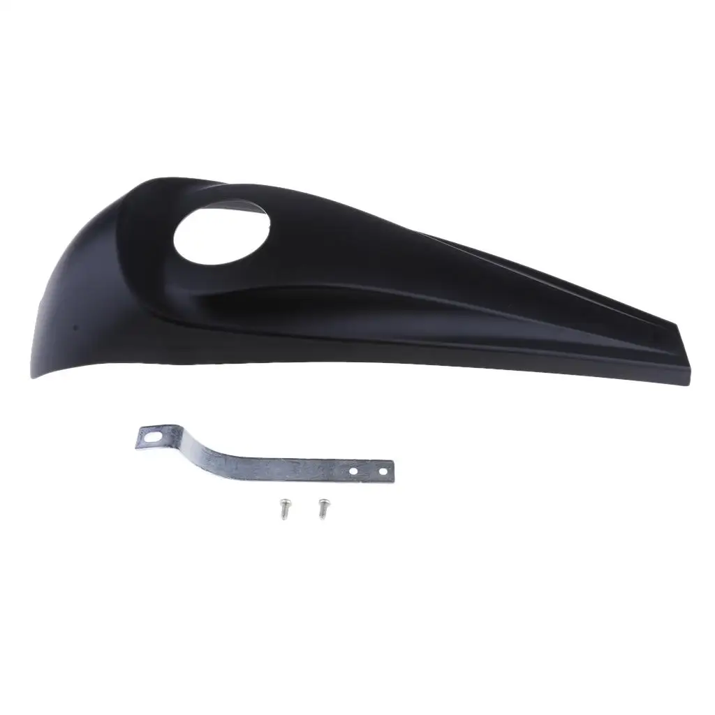 Motorcycle Fuel Tank Cover Smooth Console for Touring Road Glides 2008-2017 (Matt Black)