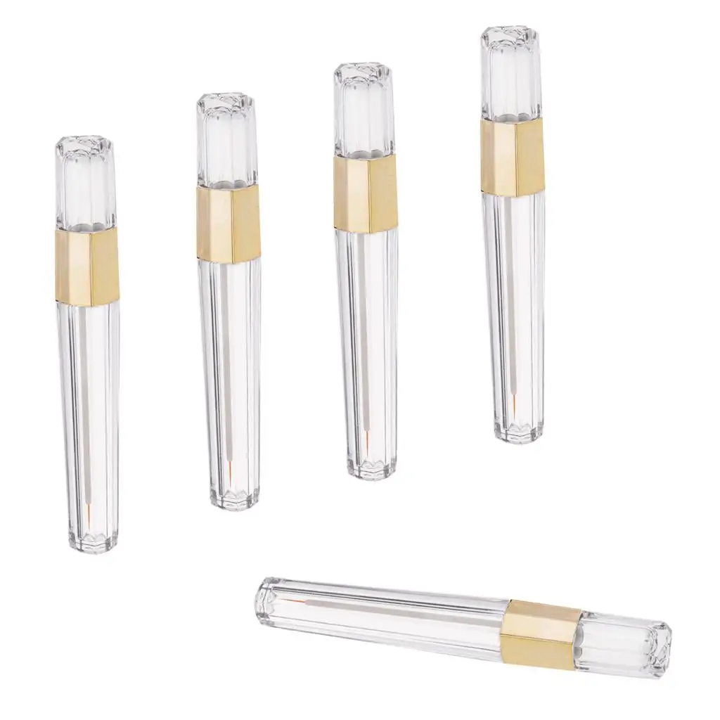 5x 3ML Mascara Tube Empty Tube Vial/Bottle/Container With Cap