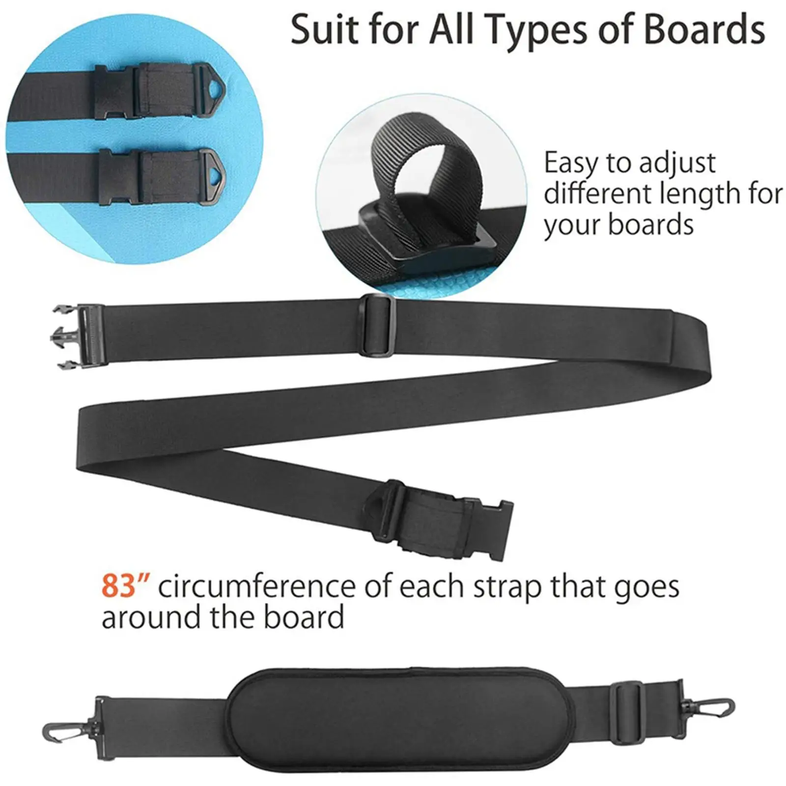 Portable Paddleboard Carry Straps Soft Surfboard Nylon Paddleboard for Fishing Tourism Travel Adult Youth