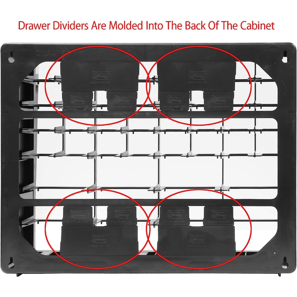 Title 3, 64 Drawer Plastic Parts Storage Hardware And Cr...