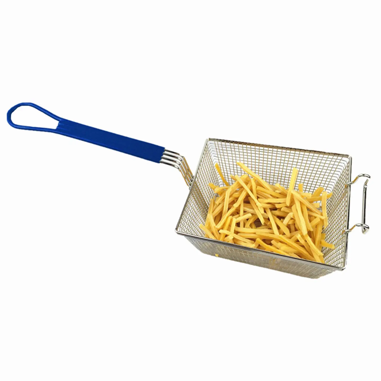 Deep Fry Baskets Food Presentation Strainer Rectangle Table Serving Colander French Fries Basket for Barbecue Cooking Party