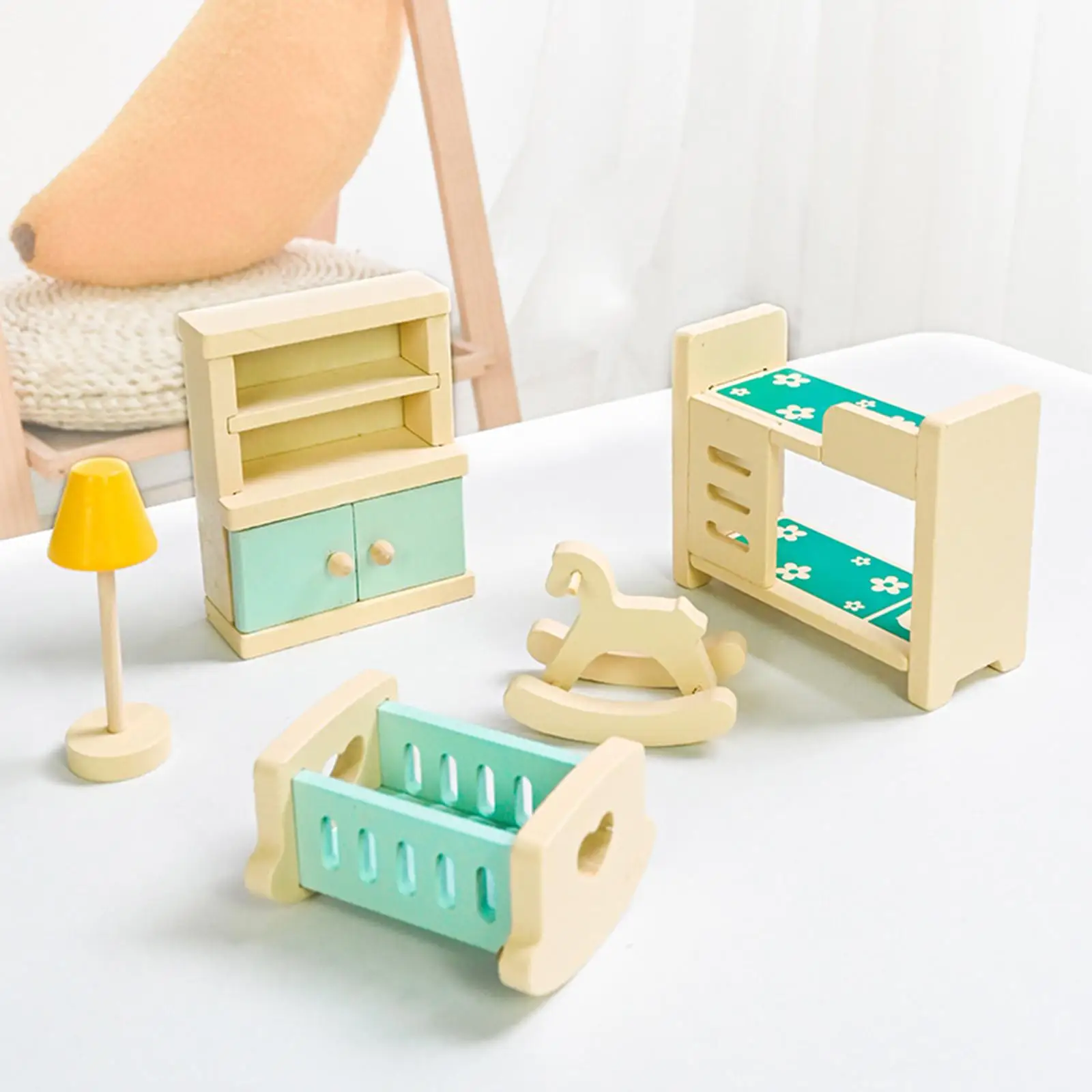 Dollhouse Furniture Set Photo Props DIY Scene Model for Decoration Ornament