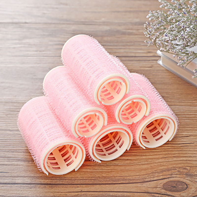 Description Picture 2 of itemHeatless Curling Rod Lazy Bangs Curler Hair Curlers Hair Rollers Self-adhesive Styling Tools Hair Fluffy 2pcs Styling Tools Diy