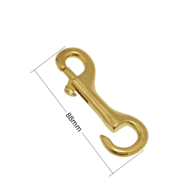 Solid brass Double End Snap Hook Bolt Trigger Clip Heavy Duty