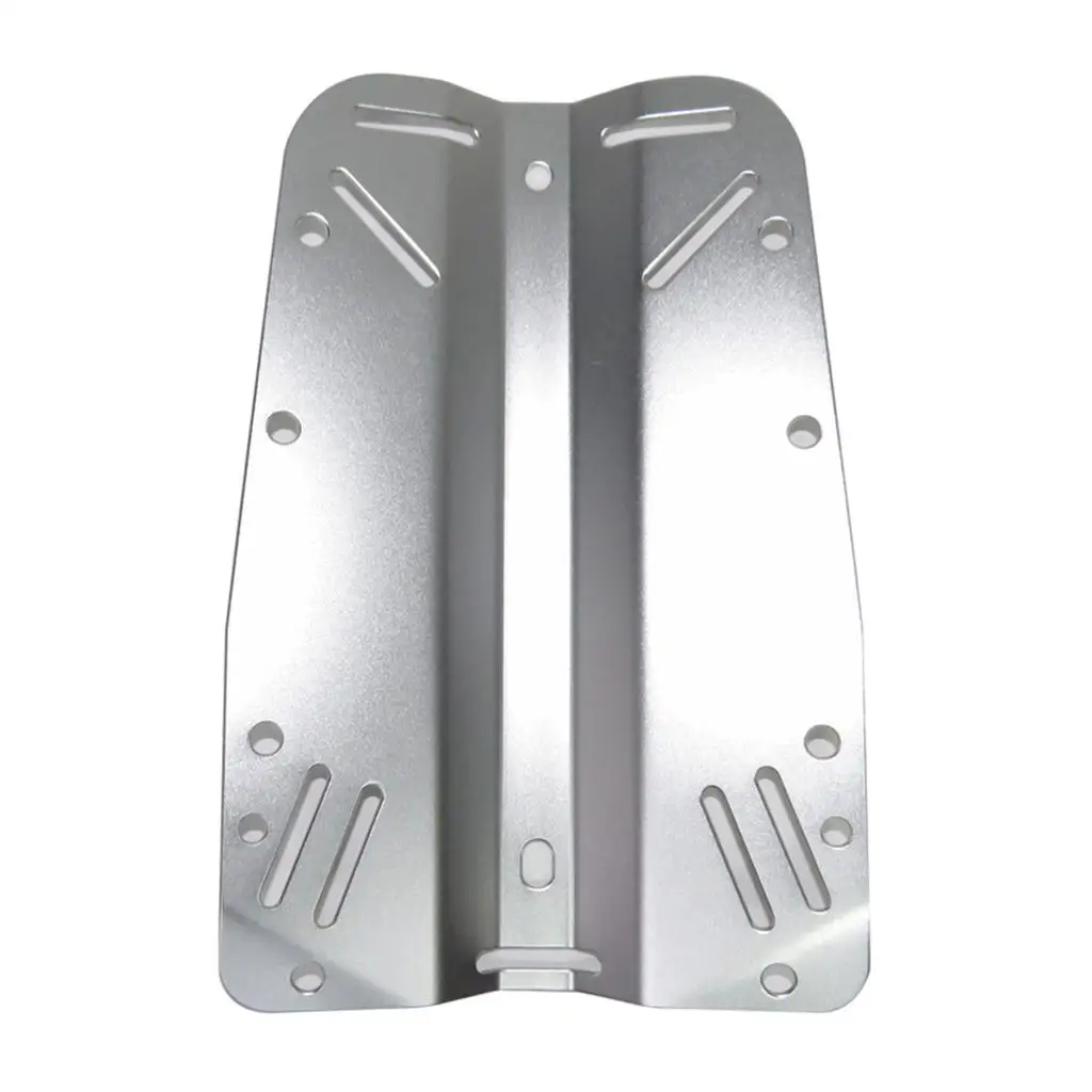 Aluminum Small  Diving Backplate Underwater Scuba Diving Backplate for Snorkeling   Sports