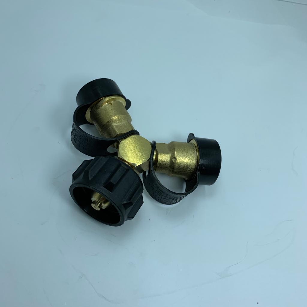 Description Picture 5 of itemSplitter,  Y Splitter Adater, QCC Brass Adapter Connector for  Appliance , Camping Stove, Heater, Gas Burner