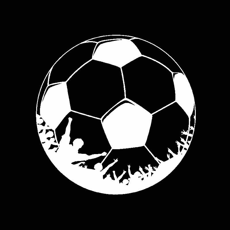 Fußball Muster PVC Aufkleber auf Auto Sonnencreme und Wasserdichte Aufkleber Abdeckung Kratzer Custom Car Dekoration Motorrad Aufkleber – Detail 2
