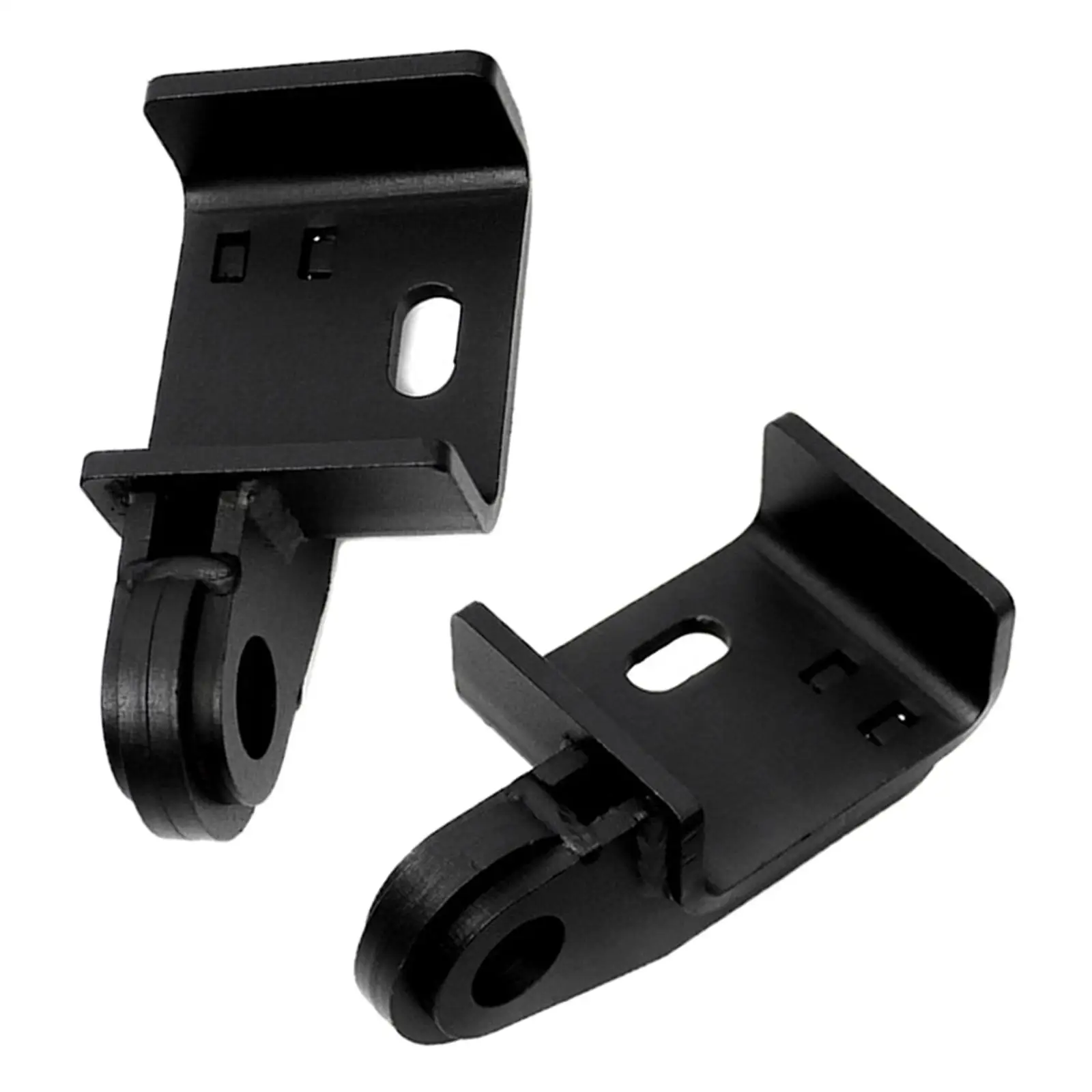 2x Auto Front Tow Hook D Ring Mounting Bracket Front Bumper Tow Hook Mount Bracket Holder Shackle Bracket for Toyota 
