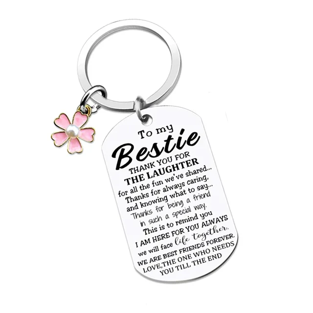 Friendship Gifts For Women Friends Best Friend BFF Bestie Gifts For Women  Funny Keychain Gifts For True Friends Unique Friend Gifts For Girls Sister