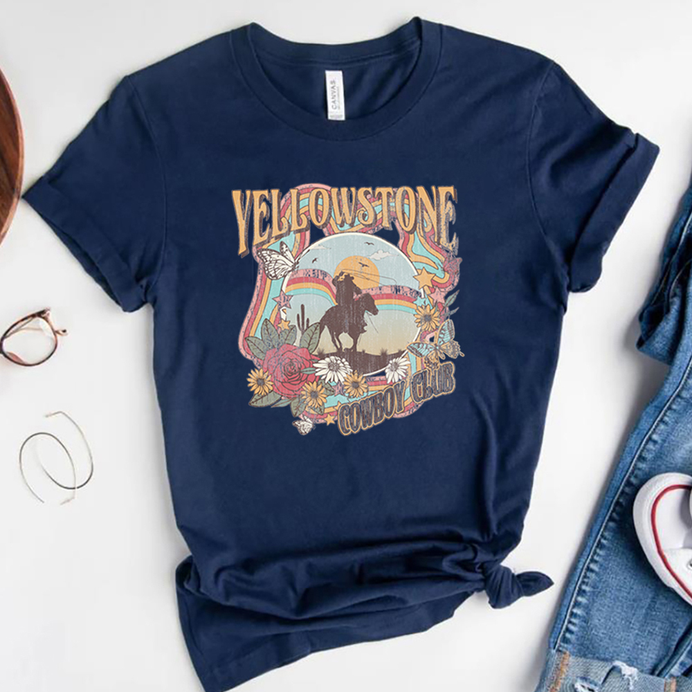 T-shirt, Wild West T, Bulleler's Beth Dutton TV Series Tops, fãs presente