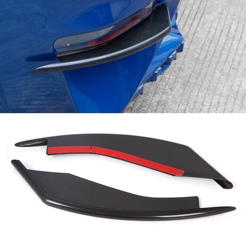Kohle faser schwarz abs Auto Nebels chein werfer Lampe Dekoration Klinge Abdeckung Trim Aufkleber fit für Ford Mustang 2015-2018 – Detail 2