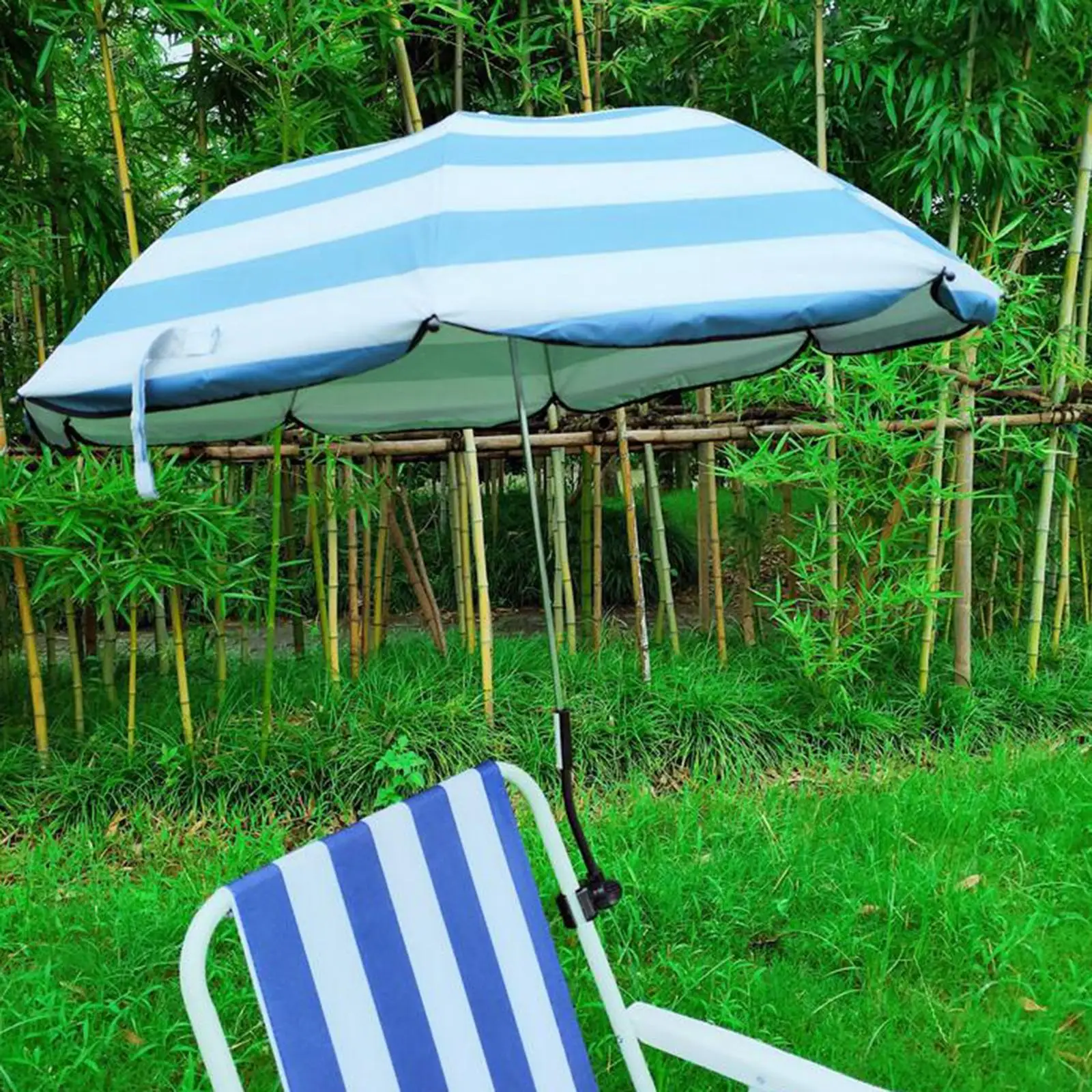 Foldable Beach Umbrella Sunshade Shelter for Chair Camping Fishing