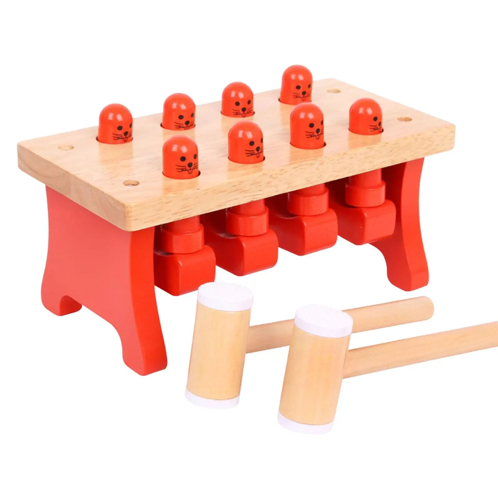 Fun Whack a Animal Game Puzzle Game with 2 Hammers Parent Child Interactive Hammer and Pounding Toy for Home Boys Unisex Girls