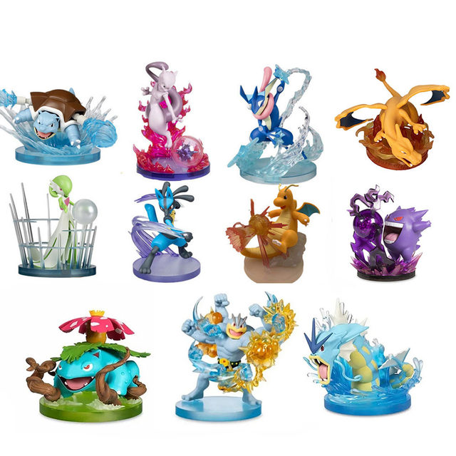 Pokemon Mega Evolução Gengar Charizard Eevee Gyarados Venusaur Blastoise  Slowpoke Figura Anime Ação Modelo De Brinquedo Para Crianças Presente -  Figuras De Ação - AliExpress